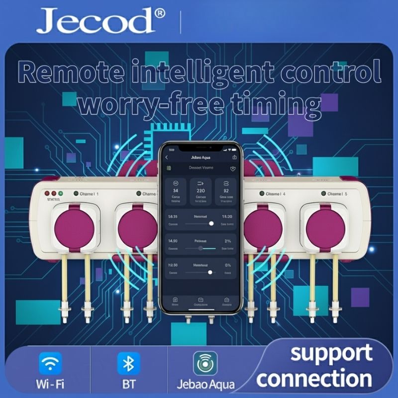 Reef Aquarium - Pompa Dosisi Cerdas WiFi Bluetooth Kontrol