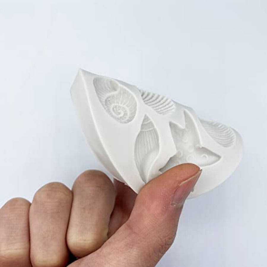 3 PCS Cetakan Silikon Fondant  - Marine Coral ulasan dan harga