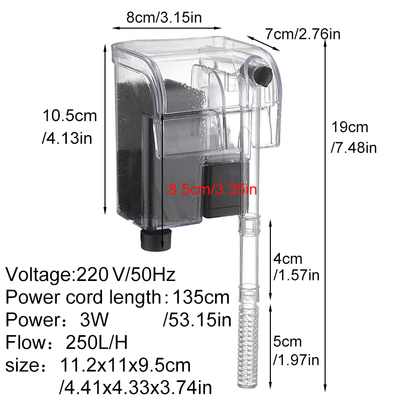 Filter Akuarium Tangki Ikan Po - Reef Tank Filter ulasan dan harga