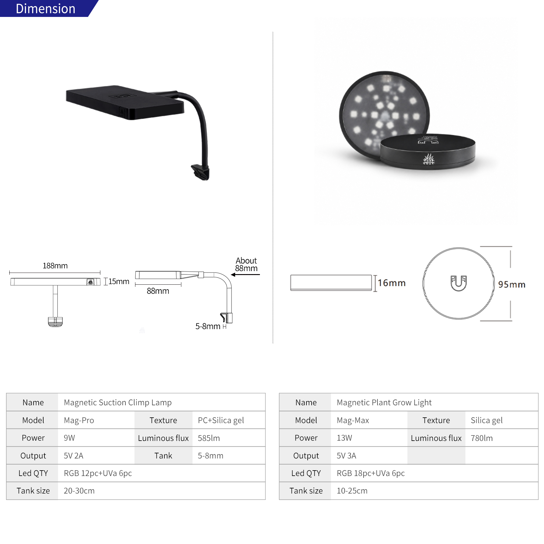 Lampu Tumbuh Tanaman dengan Te - Aquarium Marine Lights ulasan dan harga
